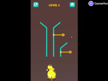 Colored Water and Pin