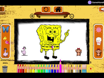 Easy Coloring Spongy Adventure
