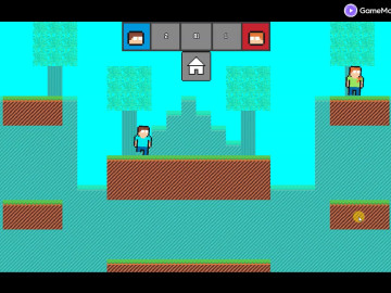 Friends Battle Knock Down