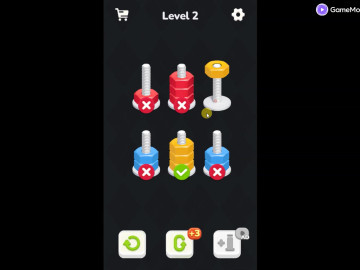 nuts puzzle:color sort